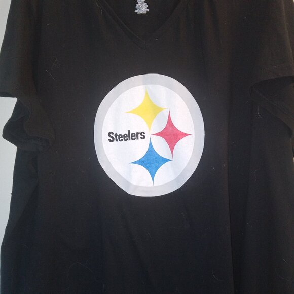 NFL Pittsburgh Steelers Women's Watt #90 Top - Picture 8 of 13